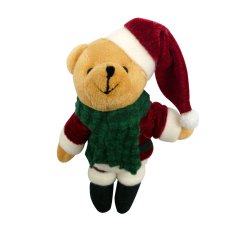 Char & Coll Teddy Bear Santa Hiasan Pohon Natal Dekorasi Natal