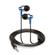 Cocotina Portable 3.5mm In-Ear Headset for iPhone Samsung (Dark Blue) - Intl