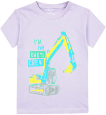 Codefish Baju Kaos Tshirt Anak Laki-Laki Cf 016 11 Buldozer - Ungu