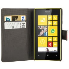 Colorful Abstract Pattern Leather Case with Credit Card Slot and Holder for Nokia Lumia 520 (Multicolor) (Intl)