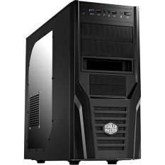 Cooler Master Casing CPU Elite 431 Plus Mid Tower - Non PSU - Hitam