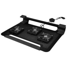 Cooler Master Notepal U3 Plus BLACK with 3 FAN - Hitam