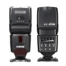 CY-450M Speedlite GN36 Wireless Sync Flash M/A/S/SD Bounce Flash Wide-angle Diffuser for Canon EOS 550D 600D 650D 700D/Rebel T2i T3i T4i T5i for Nikon D5500 D5200 D3200 D5300 D3300 for Sony(Alpha) Pentax Olympus Panasonic Camera - Intl
