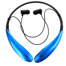 Cyber New Universal Tone Ultra Wireless Bluetooth Stereo Music Headset Neckband (Blue) (Intl)