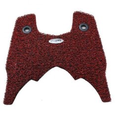 Deluxe Step Floor / Motorcyle Mat / Karpet Motor Yamaha Mio j mioj GT - Merah Hitam
