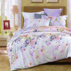 Depo Sprei dan Bed Cover Flower Pattern Sateen Jepang