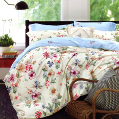Depo Sprei dan Bed Cover Queen Flower Sateen Jepang