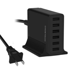Desktop Multi USB Charger, CHOETECH 50W USB Charging Station for iPhone 5/6/6s/ Samsung Galaxy S7/S7 Edge and More - Intl