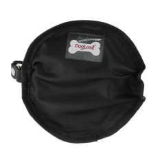 Dog Pet Collapsible Fabric Travel Food Water Bowl (black) (Intl)