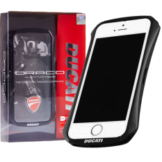 Draco Ventare Bumper Ducati Case For iPhone 5/5s - Hitam + Gratis Tempered Glass