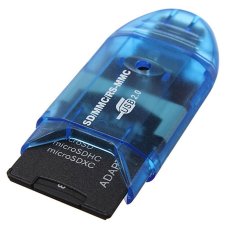 Durable USB Memory Card Reader Writer Adapter for MMC SD SDHC TF UP To 64GB - Intl
