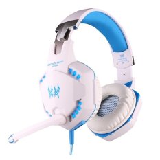 EACH G2100 Vibration Function Pro Gaming Headphone Games Headset with Mic Stereo LED Light for PC Gamer-red (Intl)