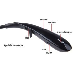 Easybuy HBS730 Bluetooth Universal Stereo Headset for Samsung LG (Black) - Intl (Intl)