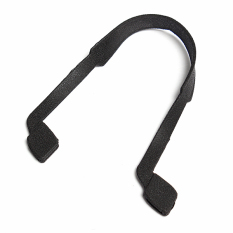 Elastic Silicone Band Sunglasses Eyeglass Reading Glasses Sports Strap Holder Black (Intl)