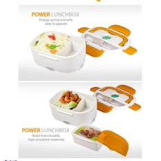 Electric Lunch Box - Kotak Makan Elektrik - Penghangat makanan Orange