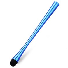 Elegant Metal Stylist Capacitive Touch Pen Slim Long Stylus for Smartphones / Tablets (Blue) (Intl)