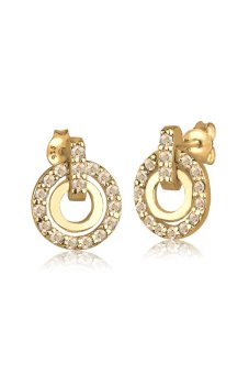 elli 925 silver anting lapis emas 24k swarovski elli 925 silver anting lapis emas 24k swarovski