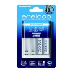 Eneloop Panasonic Charger + 2 Battery - Putih