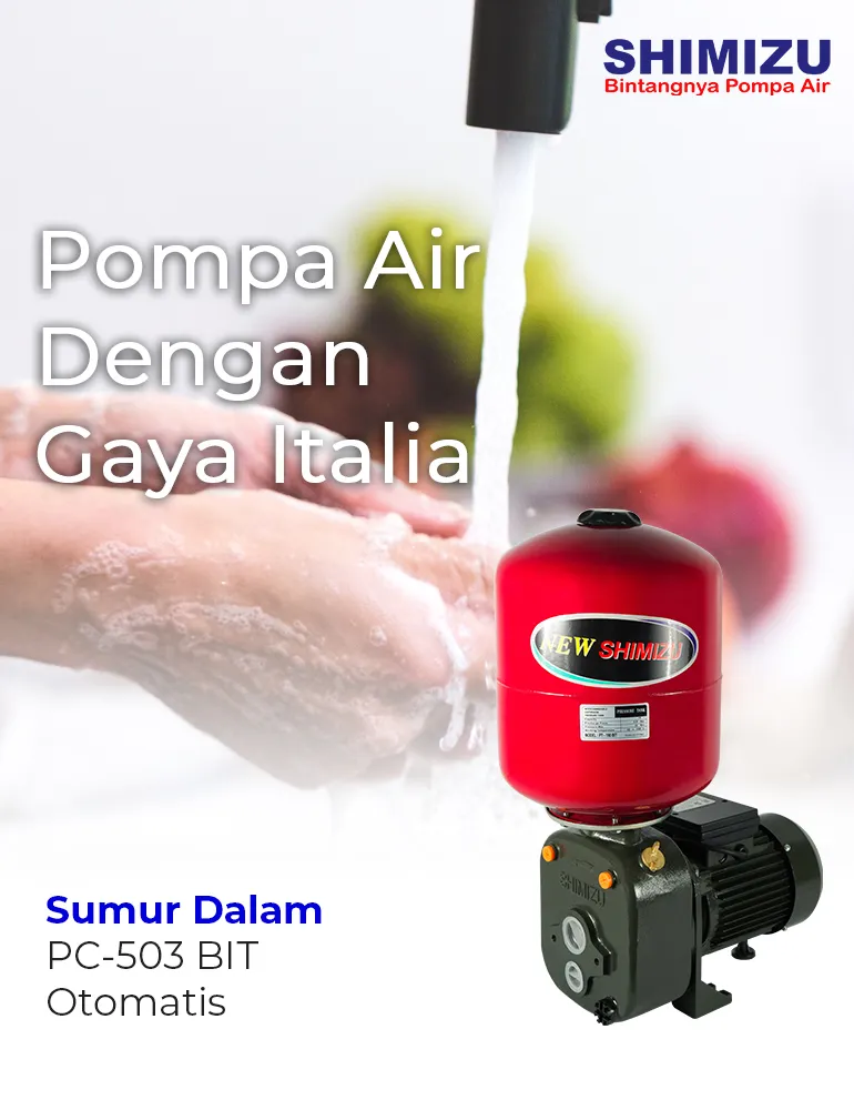 Jual Shimizu Pc Pompa Air Sumur Dalam Tangki W Daya Hisap