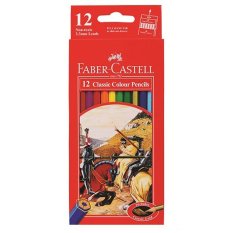 Faber Castell Pensil Warna Classic - Panjang - 12 Warna