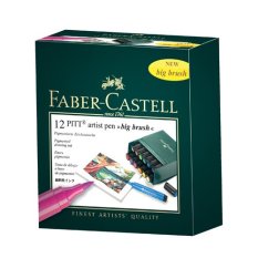 Faber-Castell Pitt Artist Pen Big Brush Set of 12 Drafting Engineering Art