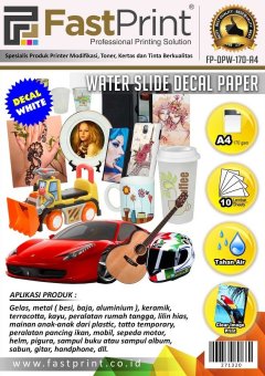 fast print kertas water slide decal paper white ukuran a4 170 gram lazada indonesia fast print kertas water slide decal paper white ukuran a4 170 gram lazada indonesia