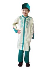 Fayrany Busana Muslim Anak Koko Pakistan FKW-003B - Hijau
