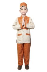 Fayrany Busana Muslim Anak Koko Warna FKW-002E Coklat Krem
