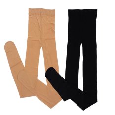 Fio-online - 2 pcs Stocking Apple Pantyhose 120 Denier - Hitam dan Cream