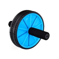 Fitness Double Roller Exercise AB Wheel roller Abs Core Abdominal Blue