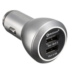 Freebang QC2.0 2 Dual Port Car Charger Adapter for IPhone Samsung Digital Camera Ipad bg27cyf - INTL