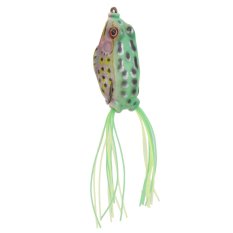 Frog Fishing Lure Crankbait Hooks - Green Purple (Intl)