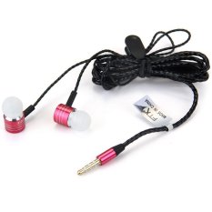 FTX - 801 1.2M In Ear Stereo Earphone with 3.5mm Plug Good Sound Quality (Red) - Intl