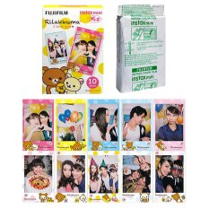 Fujifilm Instax Mini Rilakkuma I Love Gyu Instant 10 Film for Fuji 7s 8 25 50s 70 90 / Polaroid 300 Instant Camera / Share SP-1 Printer - INTL