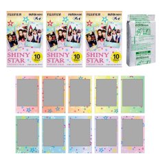 Fujifilm Instax Mini Shiny Star Instant 30 Film for Fuji 7s 8 25 50s 70 90 / Polaroid 300 Instant Camera / Share SP-1 Printer - INTL