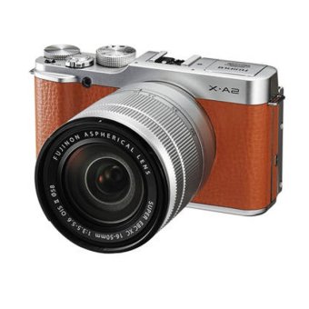 Fujifilm X-A2 - 16.3 MP - Kit XC16-50mm f/3.5-5.6 OIS II - Cokelat