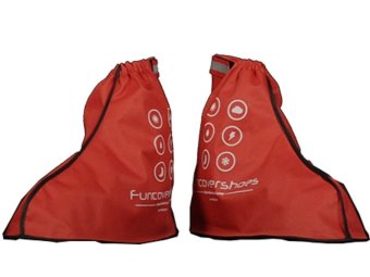 funcover jas hujan sepatu cover shoes v 02 merah funcover jas hujan sepatu cover shoes v 02 merah
