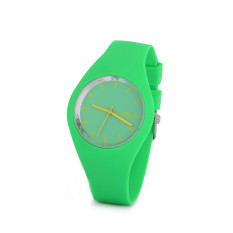 GENEVA silicone watch Color jelly watch ICE wristwatch KYNJDZ120-green - Intl
