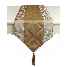 GH Home Ideas Taplak Meja / Table Runner 32cm x 120cm Versailles - Cream