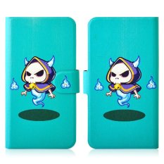 Ghost Fire Skull PU Leather New Flip Case Cover For LG Optimus L9 P760 P765