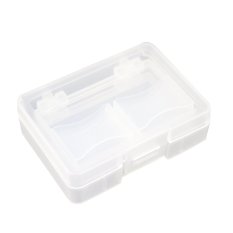 Gracefulvara 8 In 1 SD SDHC Memory Card Case Holder - Hard Protective Box for 16gb 32gb 64gb (Clear)
