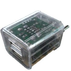 Grade A+ 2 Usb Adaptor LED Charger - Transparant