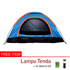 GRC Tenda Dome Single Layer Kapasitas 3 Orang