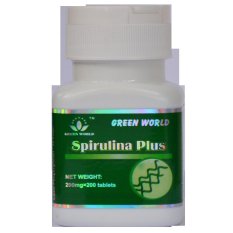 Green World Spirulina Plantesis Capsul