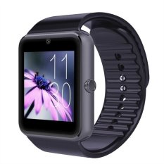 GT08 Bluetooth Smartwatch Smart Watch with SIM Card Slot and 2.0MP Camera for iPhone / Samsung and Android Phones (Black) - Intl