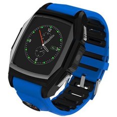 GT68 Smart Sport Watch Waterproof 2G Phone Call Bluetooth(Blue) - Intl