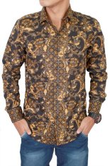 Gudang Fashion - Batik Pria Lengan Panjang - Hitam