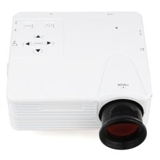 H80 Mini White Home Cinema Theater HD Multimedia LCD LED Projector PC AV TV VGA HDMI