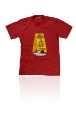 Handesign T-Shirt O-Neck Unisex SLIP1 - MERAH