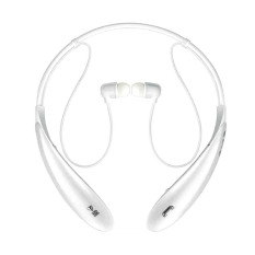 HBS 2016 new Sport Neckband Bluetooth In-ear Headset Untuk IPhone Samsung HTC LG Tone HBS-800 HBS 800 Wireless Earphone Headphones -Putih